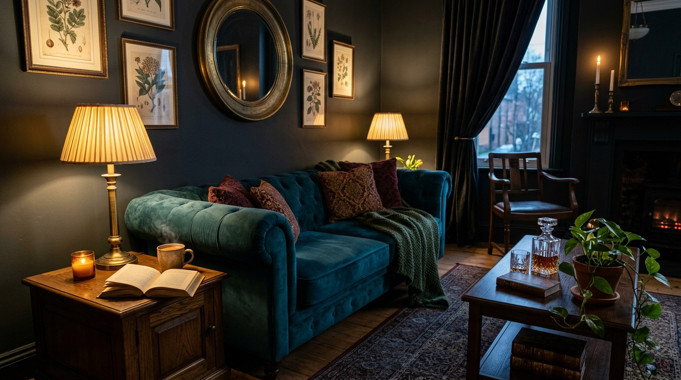 Use floating shelves for curated decor, not clutter